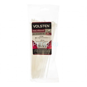 Volsten V02-1 W-2,5х200-100 (Хомут нейлон 2,5х200 (100шт.))