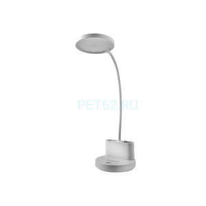 Светильник светодиодный настольный Ultraflash UF-818 C01 белый (Led, светильник настольный, 6Вт, 6000К, аккум., 3 ур.яркости)