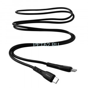 Кабель Ergolux ELX-CDC06-C02 (Кабель Type C-Type C, 5А, 80Вт, 1,2м, Черный, Зарядка+ПД, Коробка)
