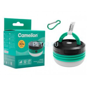 Фонарь кемпинговыйCamelion LED56251  (фонарь для кемпинга 3XR6, зеленый, 5XSMD, 3 реж., магнит, пласт. кор.)