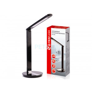 Светильник светодиодный настольный Ultraflash UF-810 C02 черный (Led, светильник настольный, 11Вт, димм., 3 цвет.темп.)