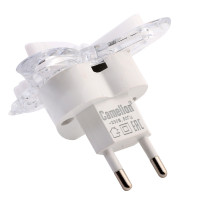 Ночник Camelion NL-259 "бабочка RGB" (LED ночник, 220V)