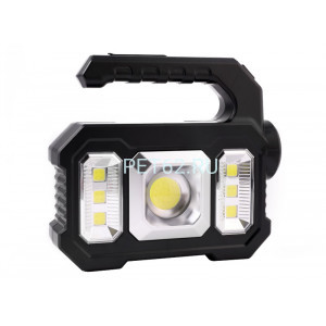 Светодиодный фонарь Ultraflash LED51526 (фонарь аккум. 4В, черный, 1LED+COB+6xSMD, 3 Вт, 4 реж, Micro-USB, бокс)