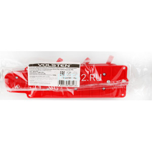 Колодка каучуковая 3-х местная Volsten Sb1-M3Z Red, колодка каучуковая штепсельная IP44 3 мест Красная с землей (Модель РП 16-334)