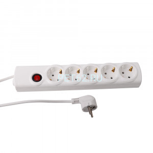 Сетевой фильтр Volsten Spi 5x1,5-Z (Сетевой фильтр РВС16-005, 5 гн. 1,5 м., 10А, 2200 Вт.)