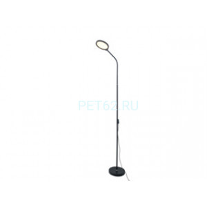 Ultraflash UF-833  C02 черный (LED cвет-к напольный, настольный, 12Вт, 3 в1, круг)