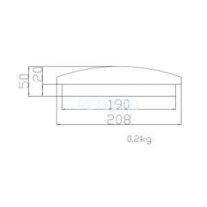 Светильник светодиодный настенно-потолочный Ultraflash LBS-8212 (LED св-к, 12Вт, 6500К, band)