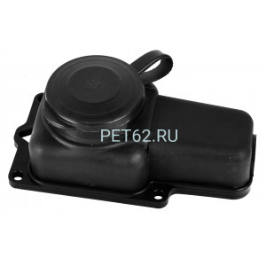Колодка каучуковая 1 местная Volsten Sb1-M1Z Black, колодка каучуковая штепсельная IP44 1 мест Черная с землей (Модель РП 16-131)