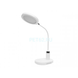 Ultraflash UF-803 C01 белый (Led св-к настольный,круг, 12Вт, 3 ур. яркости.CCT)