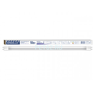 Светодиодная лампа  Ergolux LED-Т8-60-10W-G13-6K (Эл.лампа светодиодная Т8 10Вт G13 6500К 600 мм 172-265В, ПРОМО)