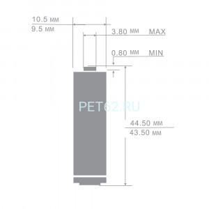 Батарейка алкалиновая Ergolux Alkaline BL8 LR03  (LR03 BP8, мизинчиковая батарейка ААА 1.5В)