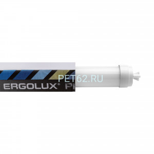 Светодиодная лампа Ergolux LED-Т8-120-20W-G13-6K серия PRO (Эл.лампа светодиодная Т8 20Вт G13 6500К 1200 мм 172-265В)