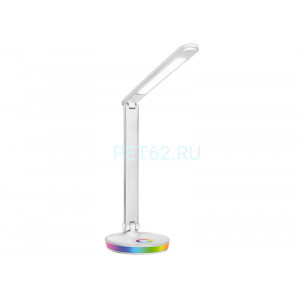 Светильник светодиодный настольный Ultraflash UF-822 C01 белый (Led, светильник настольный, 7Вт, димм., 3 цвет.темп., RGB ночник)