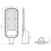Светильник уличный Ultraflash THL-1015 (Светильник уличный 150 Вт)