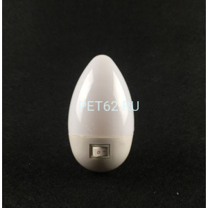 Ночник Camelion NL-262 "яйцо" (LED ночник с выкл, 220V)