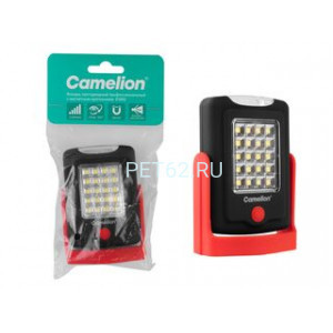 Фонарь универсальныйСamelion E1442 (фонарь универс., LED+SMD, черн / красн., 3XR03, магн,, пласт., блистер-пакет)