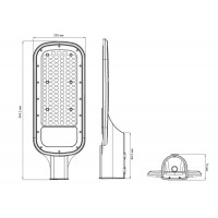 Светильник уличный Ultraflash THL-1008 (Светильник уличный 80Вт)
