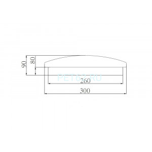 Светильник светодиодный настенно-потолочный Ultraflash LBS-8424 (LED св-к, 24Вт, 4500К, spring)