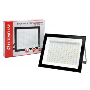 Светодиодный прожектор Ultraflash LFL-15001 C02 черный (LED, SMD прожектор 150 Вт, 230, 6500К)