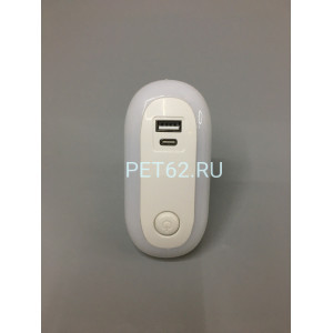 Ночник Camelion NL-267 "USB+TypeC" (LED ночник с USB, 220V)