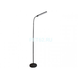 Ultraflash UF-832  C02 черный (LED cвет-к напольный, настольный, 12Вт, 4500К, 3 ур.яркости, 3 в1)
