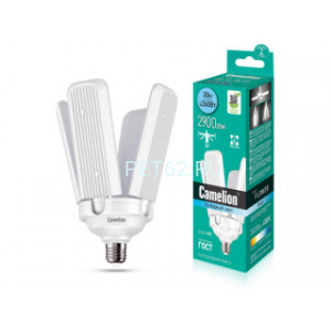 Светодиодная лампа  - трансформер Camelion LED30-HW/845/E27 (Эл.лампа светодиодная трансформер 30Вт, 4 лепестка поворотные, 220В)