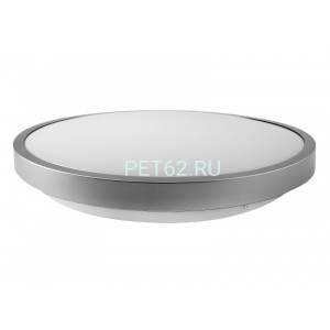 Светильник светодиодный настенно-потолочный Ultraflash LBS-8732 (LED св-к, 32Вт, 6500К, Flat, серебро)