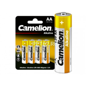 Батарейка Camelion Normal Alkaline LR6 BL-4 (LR6-BP4NR, батарейка,1.5В)