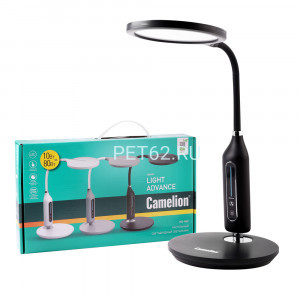 Светильник светодиодный настольный Camelion KD-862  C02 черный LED(Свет-к наст, 10Вт, 580 лм)
