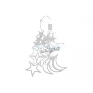Camelion LGD-003 LED гирлянда-шторка звезды-месяц, 3 метра, 110 Led, 220В, IP20