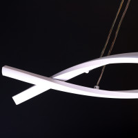 Светодиодный потолочный светильник CamelionLCL-1041(White2) (Люстра, управл. LED св-к, 55 Вт,)