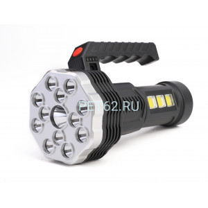 Светодиодный фонарь Ultraflash LED51537 (фонарь аккум. 4В, черный, 16LED, 3 Вт, 4 реж, Micro-USB, бокс)