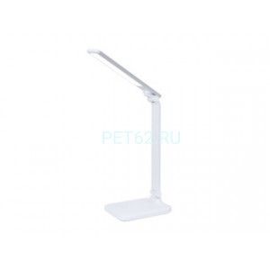 Ultraflash UF-800 C01 белый (Led св-к настольный, 8Вт, 4500К, 3 ур. яркости, 230В)