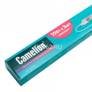 Фито светильник Camelion LWL-2027-01 (ФИТО св-к, 3х10 Вт, IP40, 600мм)