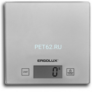 Весы кухонные ERGOLUX ELX-SK01-С03 (до 5 кг, 150*150 мм)