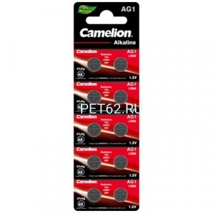  Батарейка Camelion G 1  BL-10 Mercury FRee (AG1-BP10(0%Hg), 364A/LR621/164 батарейка для часов)