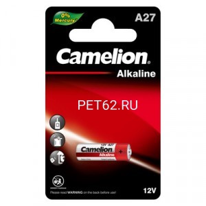  Батарейка Camelion LR27A BL-1 Mercury FRee (A27-BP1, батарейка,12В)