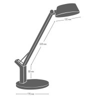 Настольный LED светильник Camelion KD-835 C03 серебро