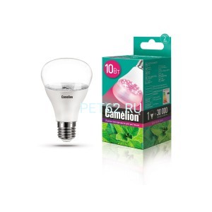 Лампа светодиодная для растений Camelion 10 вт LED10-PL/BIO/E27