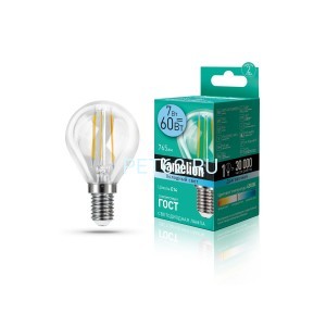 Светодиодная лампа  Camelion 7 вт LED7-Шарик (G45)-FL-Лампа нитевидная (Filament)/4500К/E14