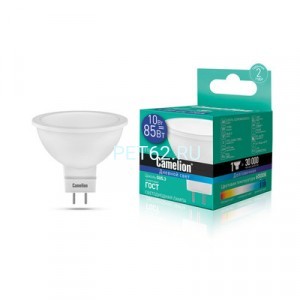 Светодиодная лампа  Camelion 10 вт LED10-JCDR/6500К/GU5.3