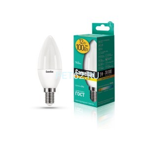 Светодиодная лампа  Camelion 12 вт LED12-Свеча (C35)/3000К/E14