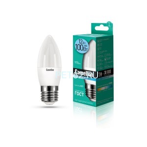 Светодиодная лампа  Camelion 12 вт LED12-Свеча (C35)/4500К/E27