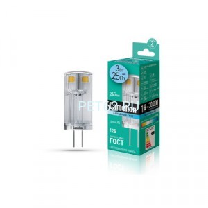 Светодиодная лампа Camelion 3вт LED3-G4-JC-NF/4500К/G4