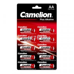  Батарейка алкалиновая Camelion LR6-BP1x10P