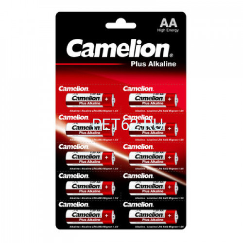 Батарейка алкалиновая Camelion LR6-BP1x10P