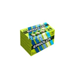 Батарейка Ergolux  LR03 Alkaline BP-24 (LR03 BP-24, батарейка,1.5В)