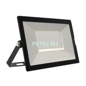 Светодиодный прожектор Ultraflash LFL-10001 C02 черный (LED SMD прожектор, 100 Вт, 230В, 6500К)