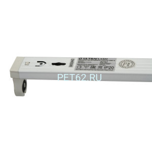 Корпус для LED T8 Ultraflash LML-0410-11 (до 30Вт, IP20, 610мм)