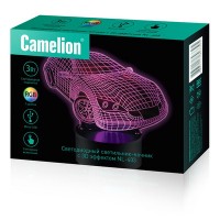 Ночник Camelion NL-403 Машинка с эффектом объёмного изображения